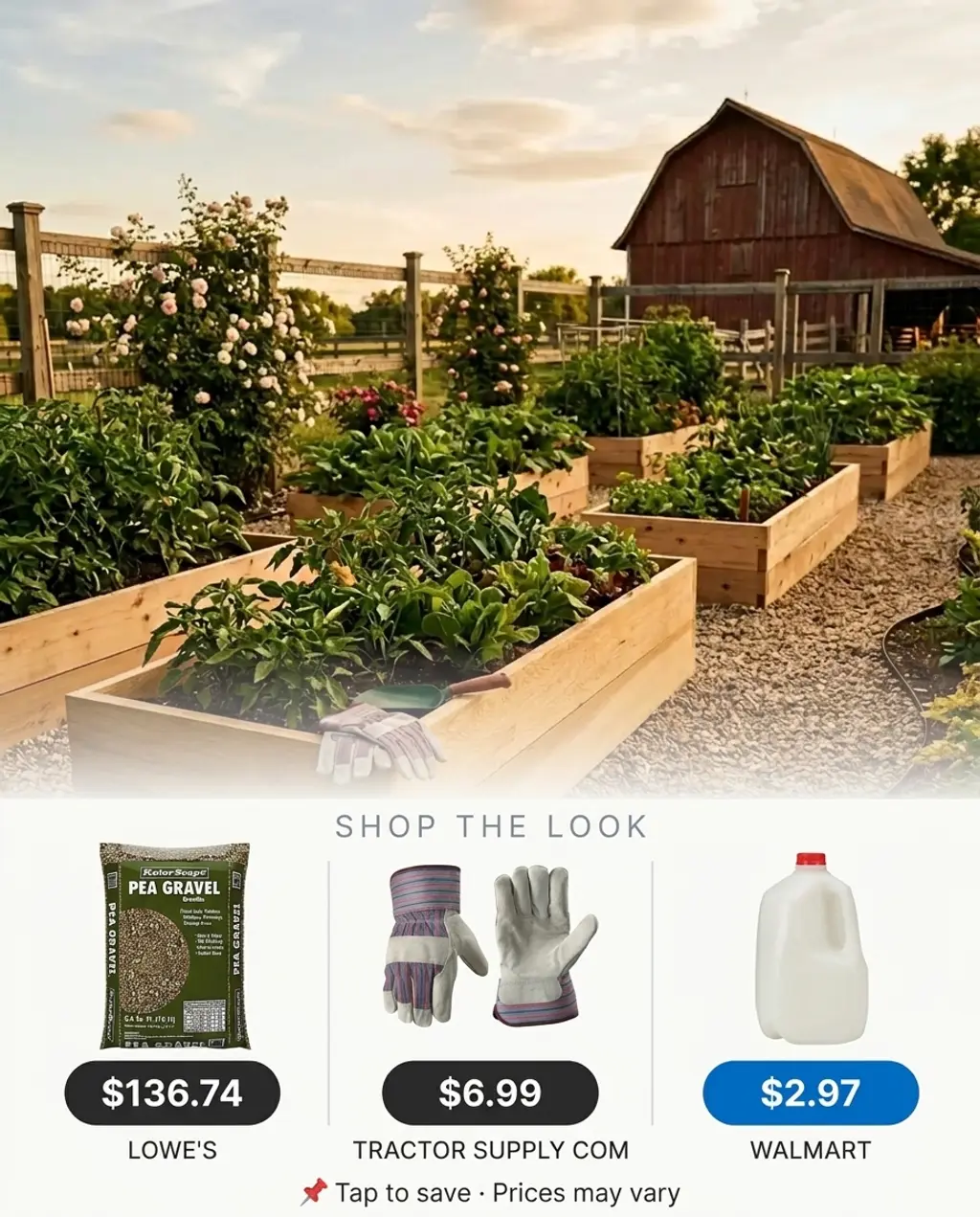 Budget-Conscious Small Garden Plans: DIY Raised Beds & Gravel Paths — Shop the Look