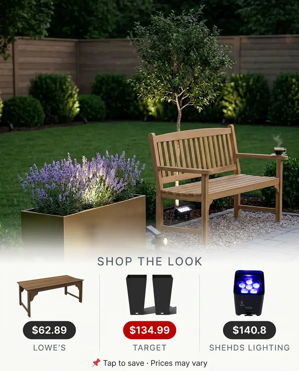 Dimmable LED Garden Uplights for Mood Setting — Shop the Look