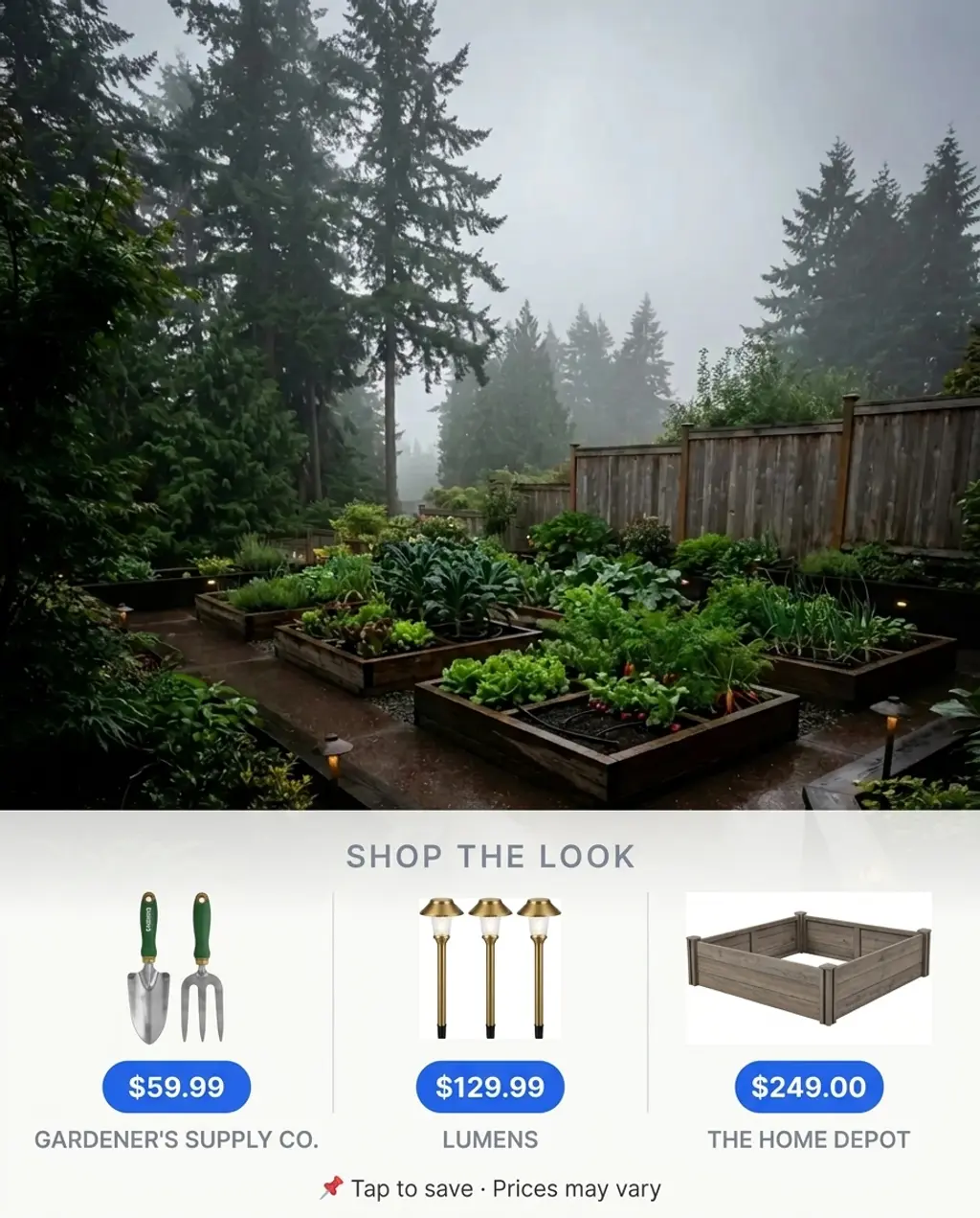Geometric Layout for Maximum Yield Vegetable Garden — Shop the Look