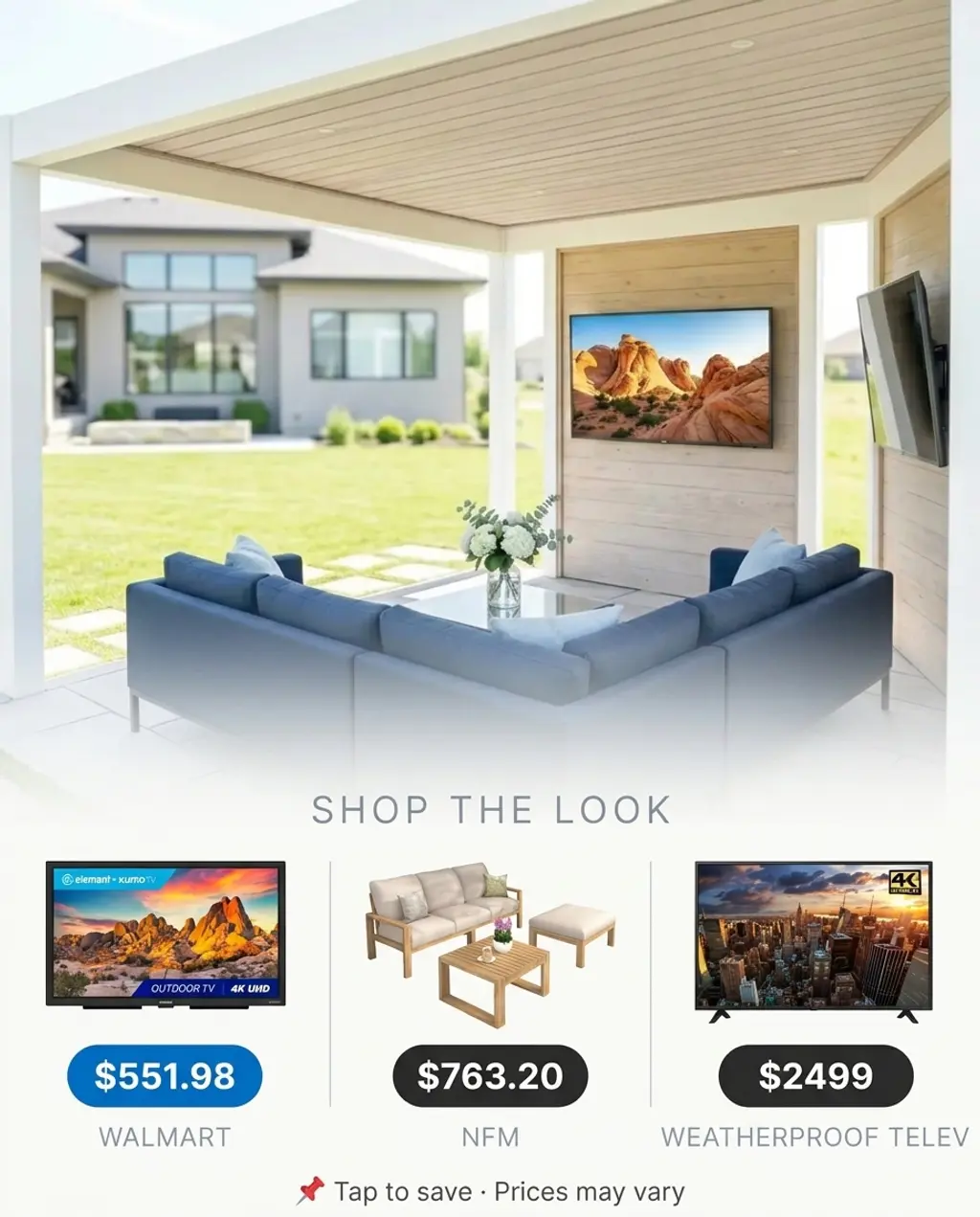 Built-In Gazebo Patio with Outdoor Entertainment — Shop the Look