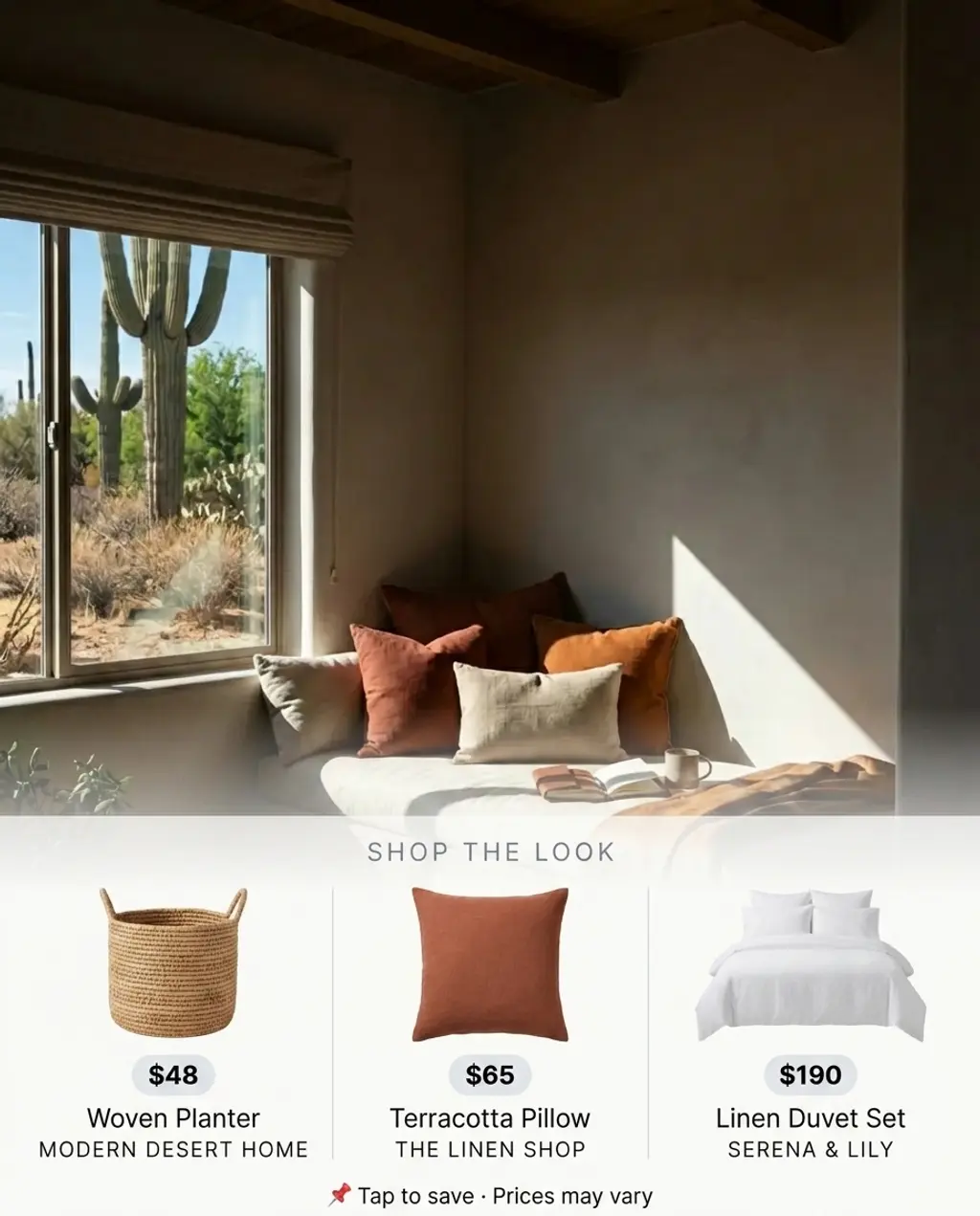 Cozy Spring Bedroom Nook with Built-in Bench — Shop the Look