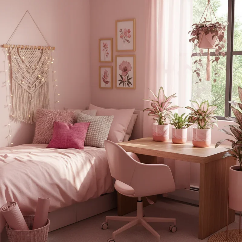 15 Pink Dorm Room Ideas to Brighten Your Space