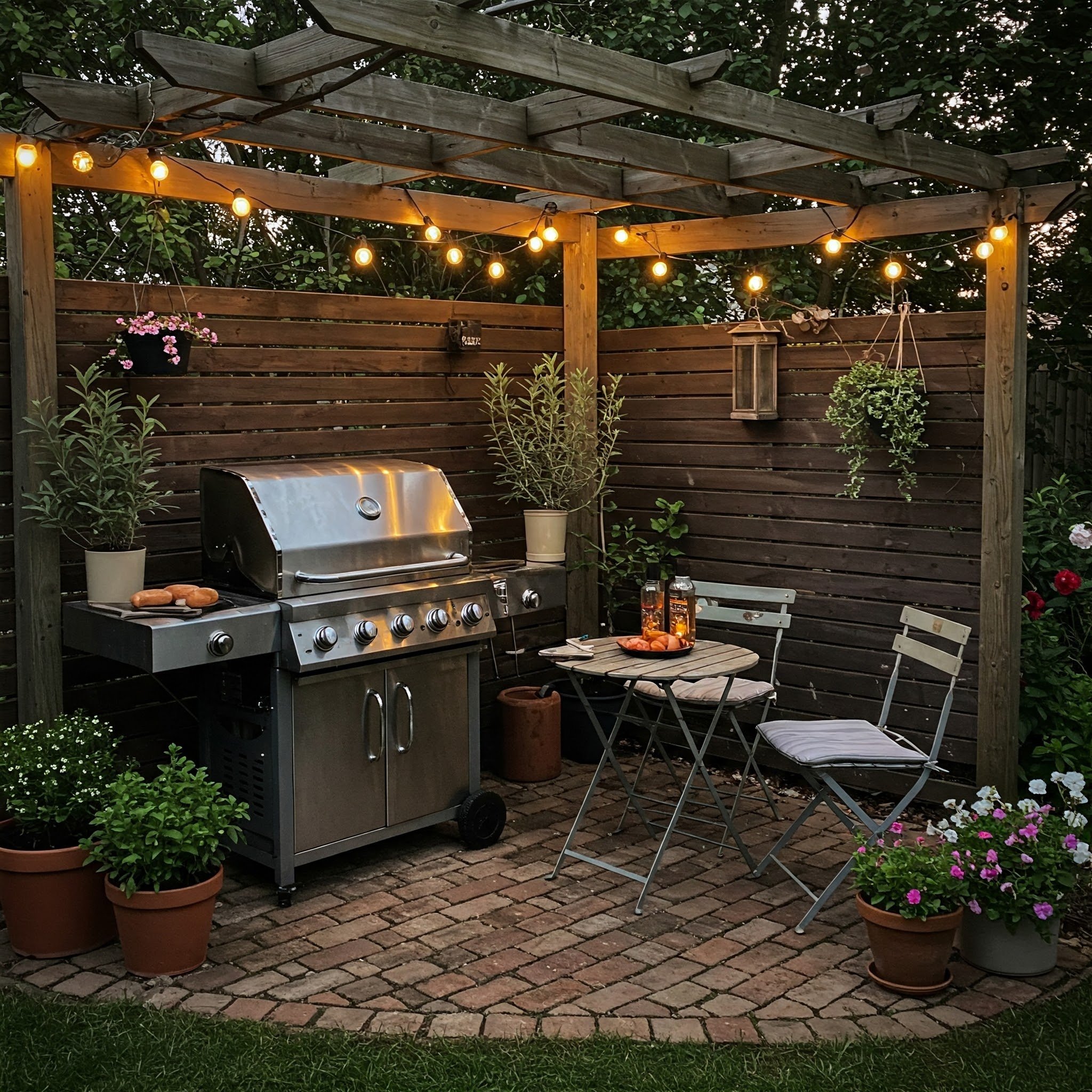 15 Small Outdoor BBQ Area Ideas to Heat Up Parties