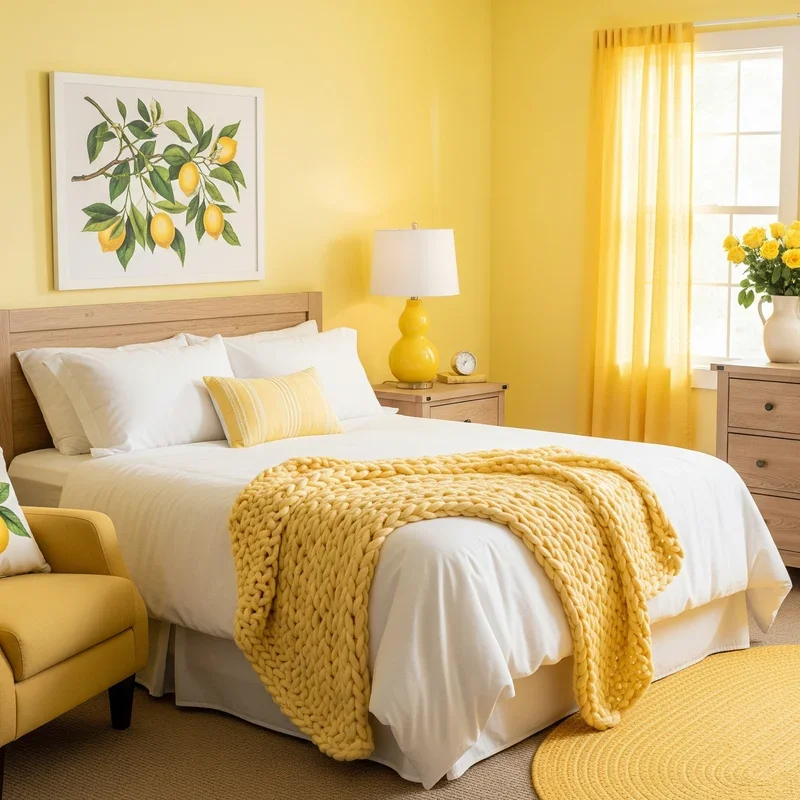 15 Yellow Bedroom Ideas for Bright and Cozy Spaces