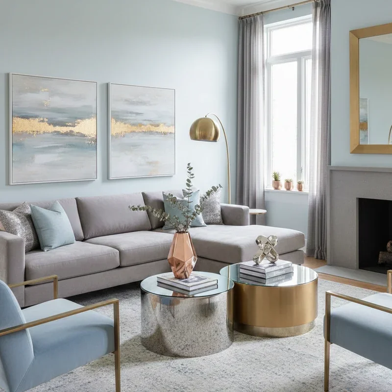 16 Light Blue and Grey Living Room Ideas for Modern Homes