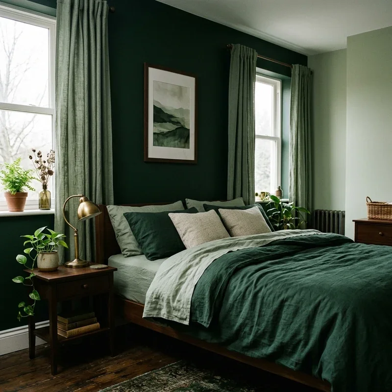 16 Moody Green Bedroom Ideas for a Cozy Elegant Look