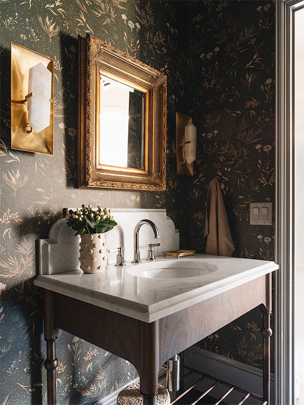 18 Beautiful Dark & Moody Bathrooms • White Oak & Linen Design Co. | Interior Design Services & Blog