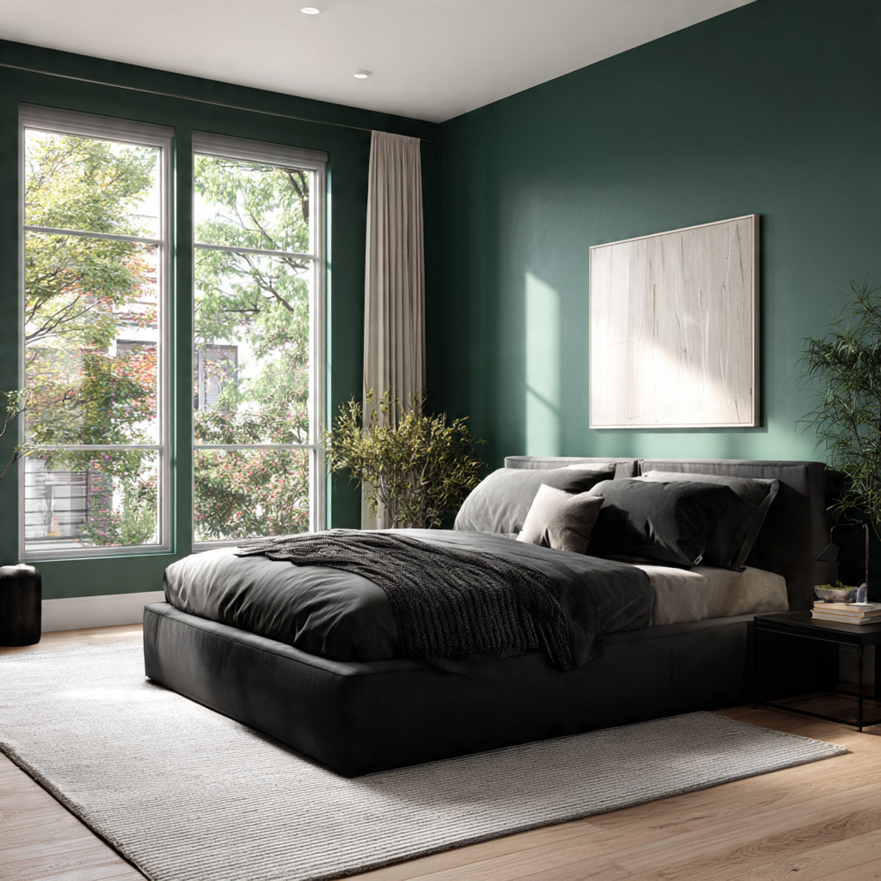 27 Luxury Dark Green Bedroom Ideas For Clam & Cozy Space