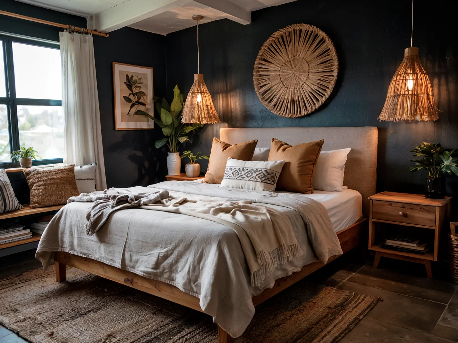 35+ Dark Boho Bedroom Ideas to Create a Cozy, Moody Retreat