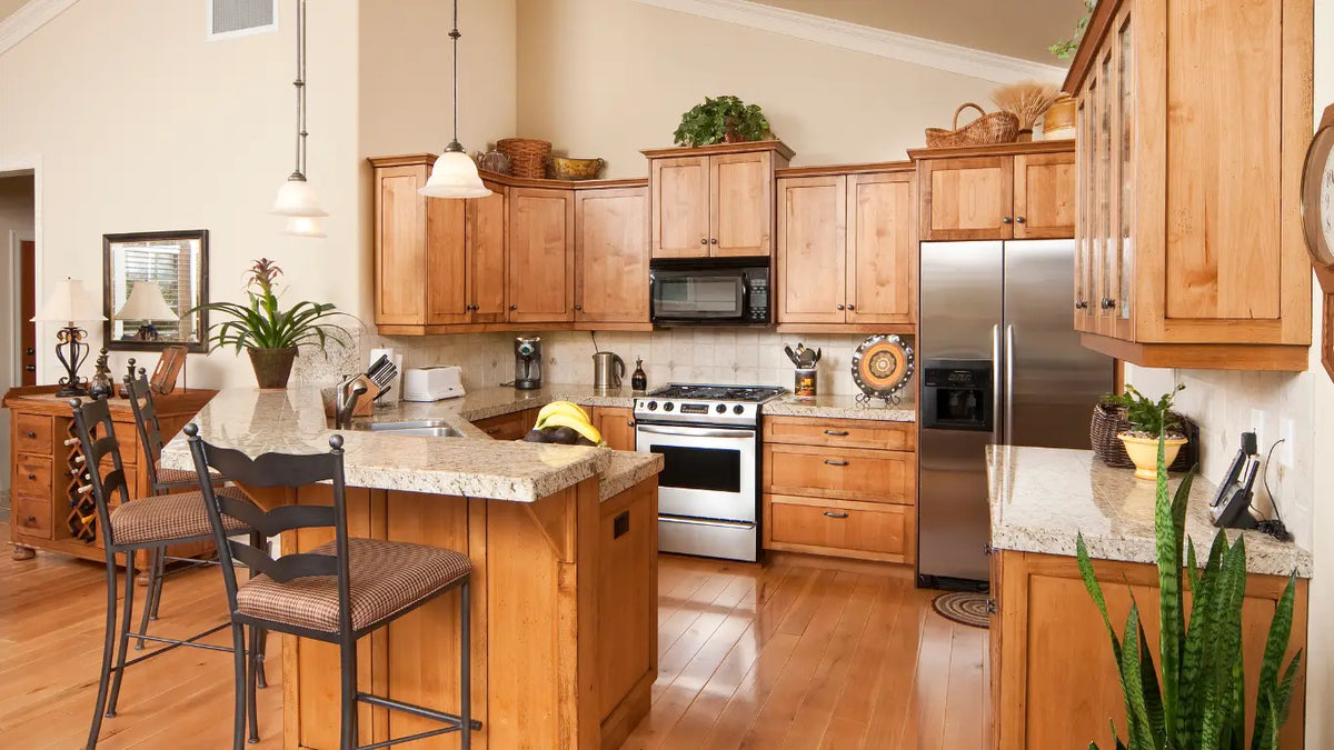 6 New Ideas for Your Natural Wood Kitchen Cabinets
