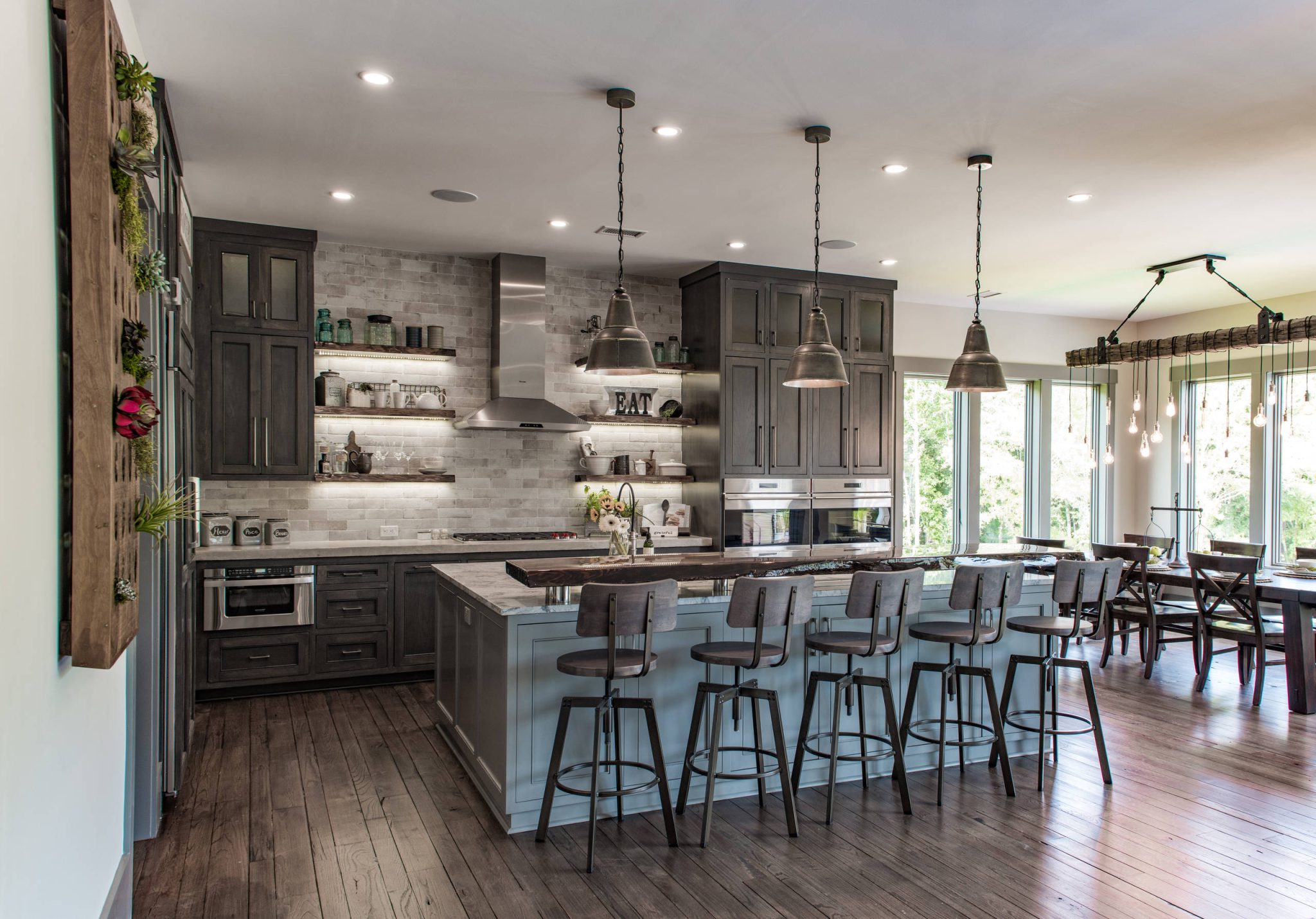 75 Kitchen with Dark Wood Cabinets Ideas You'll Love - April, 2026 | Houzz