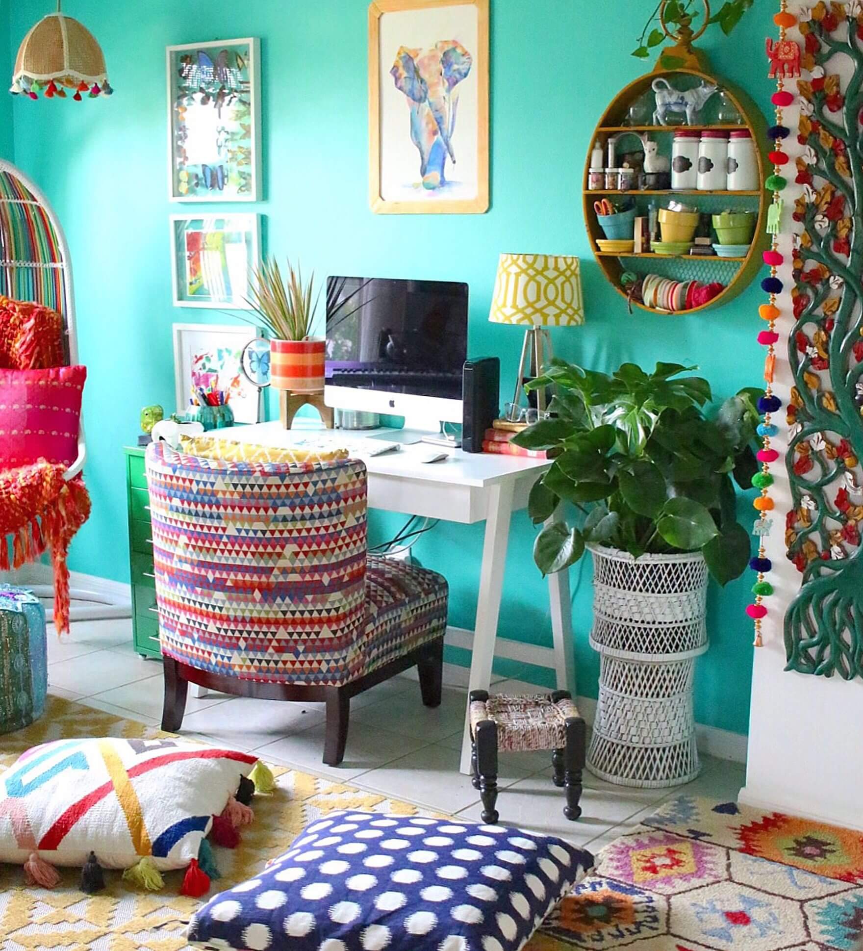 A Colorful, Plant-Filled, Bohemian Home in Florida | Bloomscape
