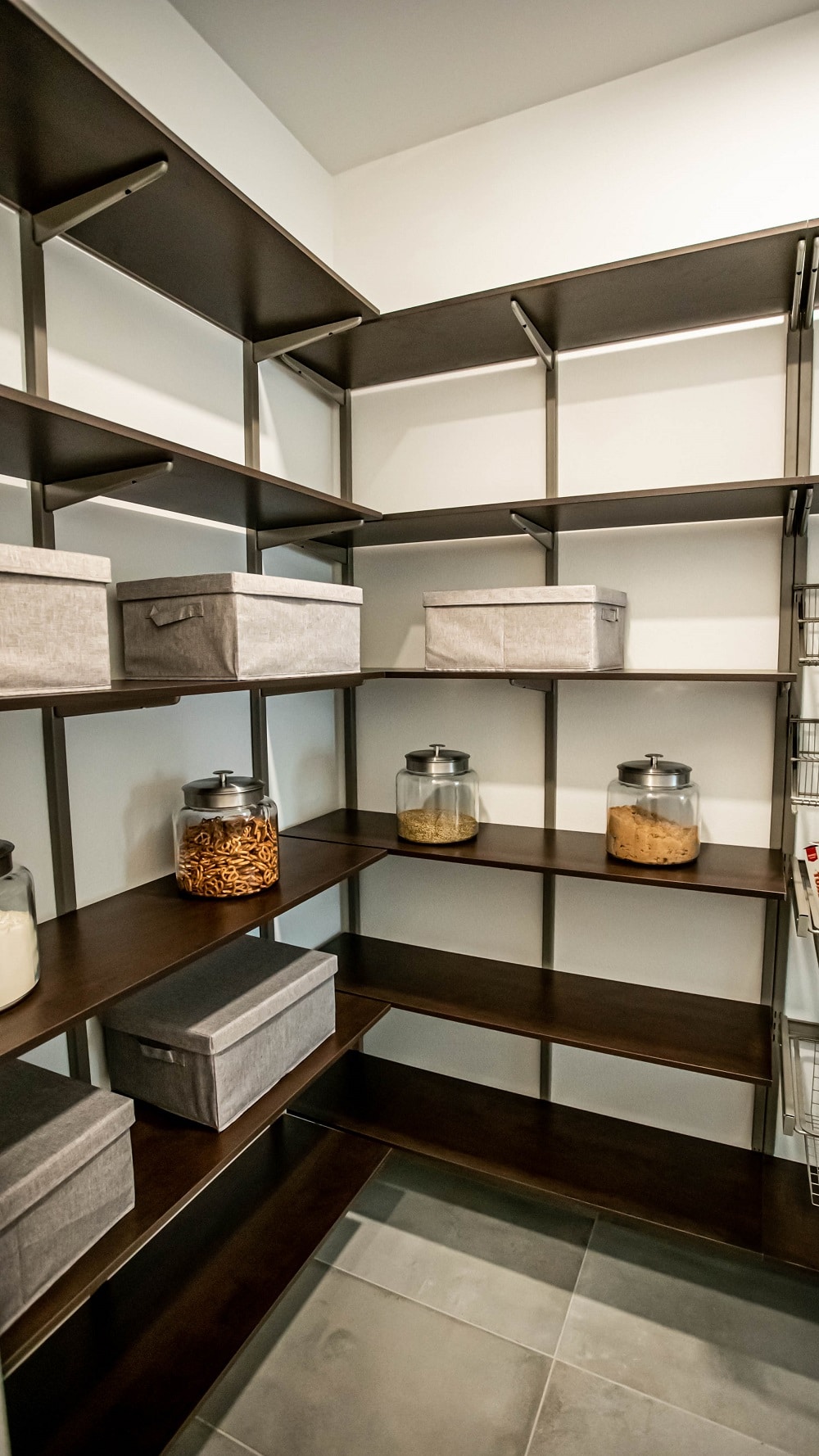 Amazing Modern Walk-in Pantry Design by Closets Las Vegas