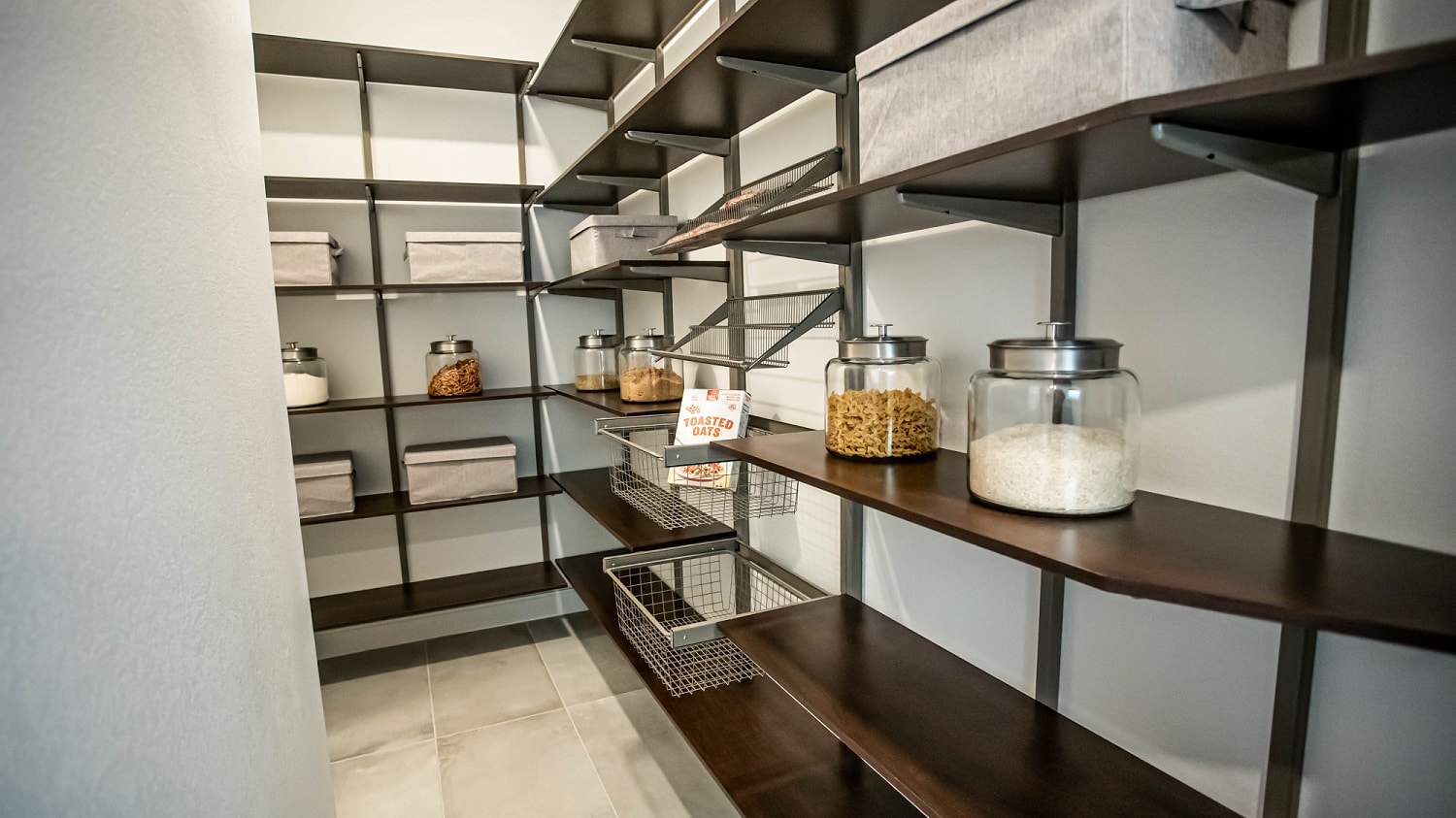 Amazing Modern Walk-in Pantry Design by Closets Las Vegas