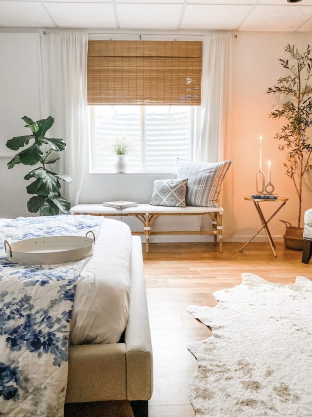 Basement Guest Room Makeover - Shining on Design