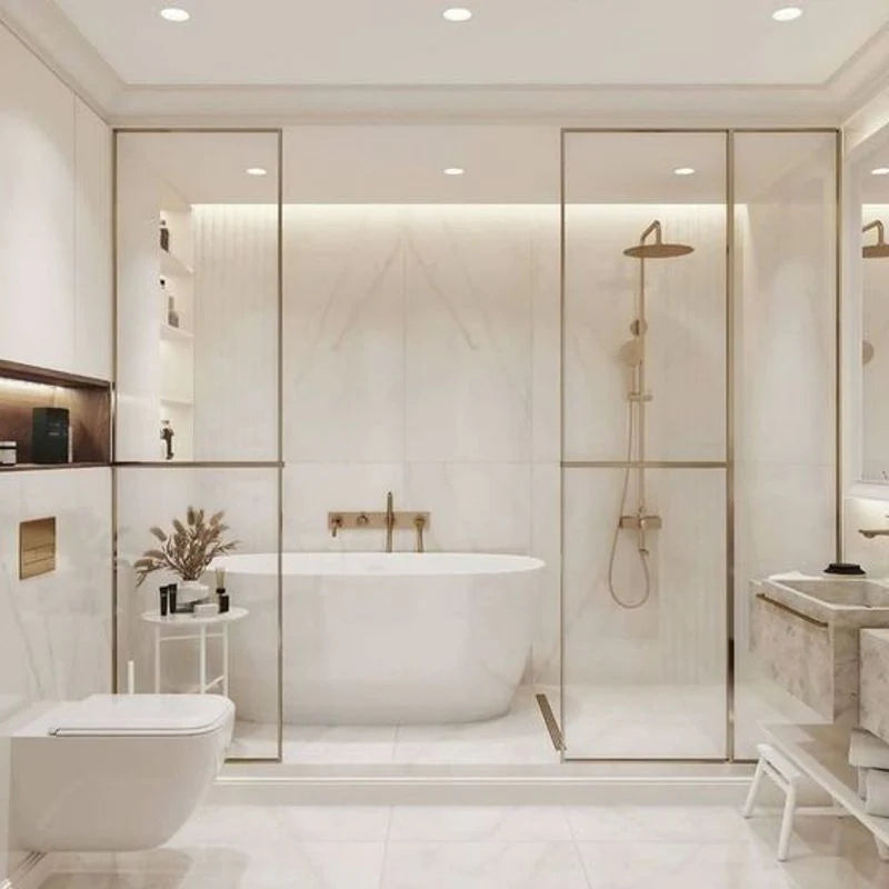 Bathtub Inside Walk in Shower: Layout and Design Ideas