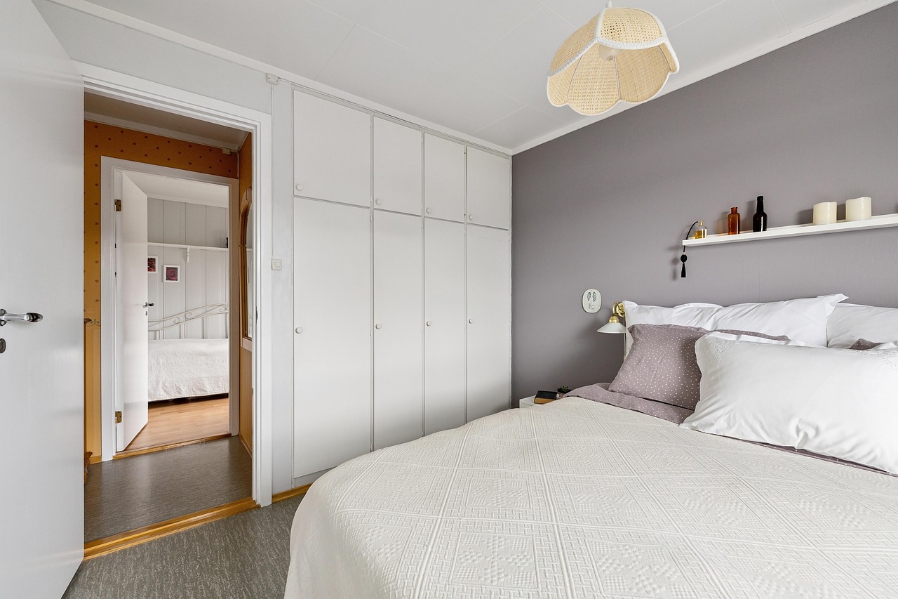 bedroom, bed, interior, house, building, design, architecture, modern, luxury, home