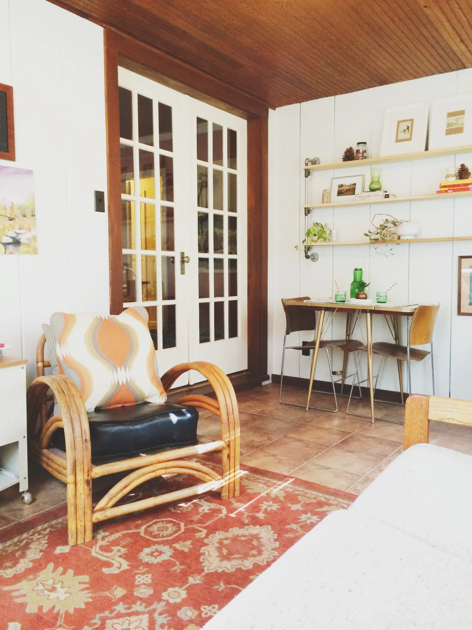Before & After: Palmer's Sunroom — Retro Den | Vintage Furniture and Homewares