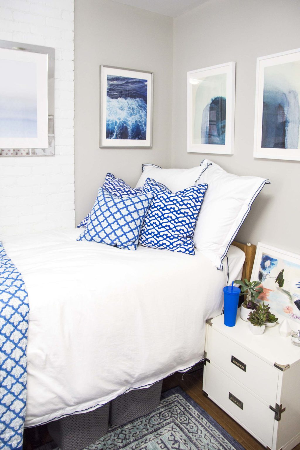 Colesy's Blue Dorm Room Reveal - Thou Swell