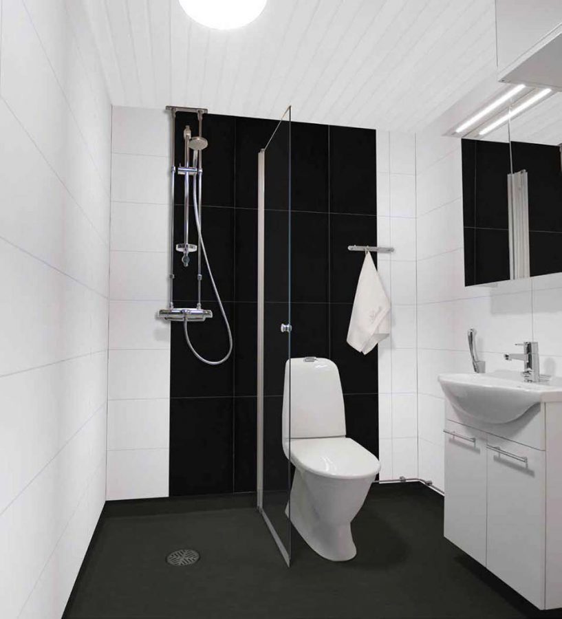 College/Student Housing | Shower panels for college dorms or student apartments - Innovate Building - Multi-Unit Bathroom Wall Panels
