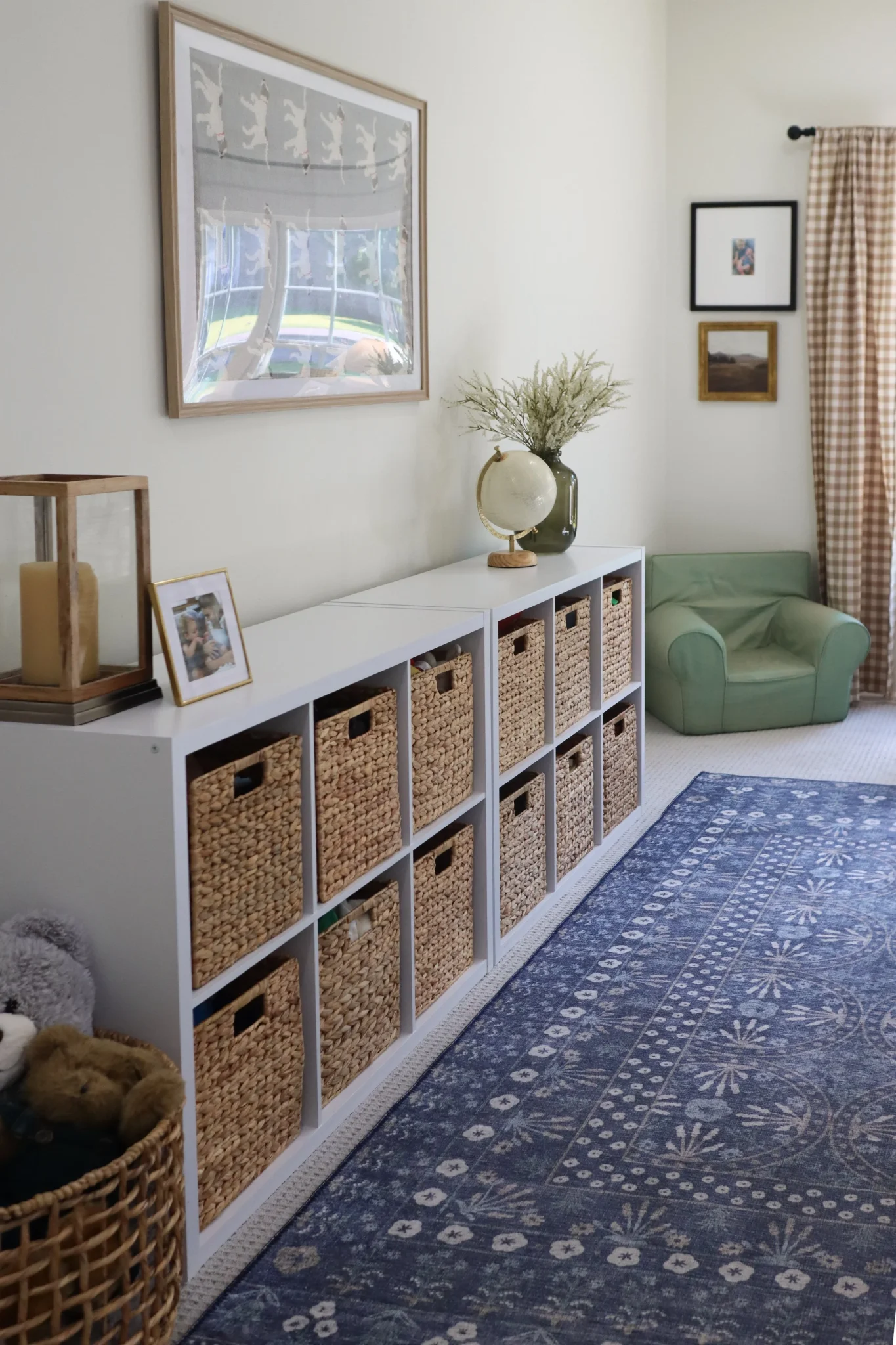 Cozy Playroom and Office Combo Makeover — ORGANIZED / DESIGN