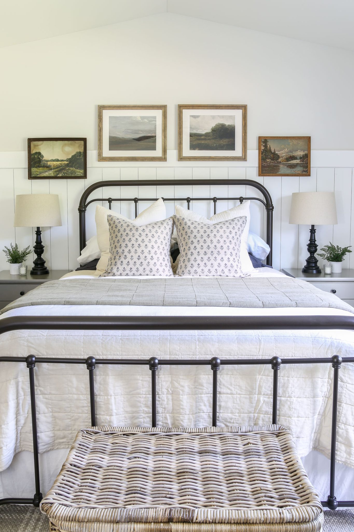 Cozy Vintage Master Bedroom Makeover Reveal | Little Glass Jar