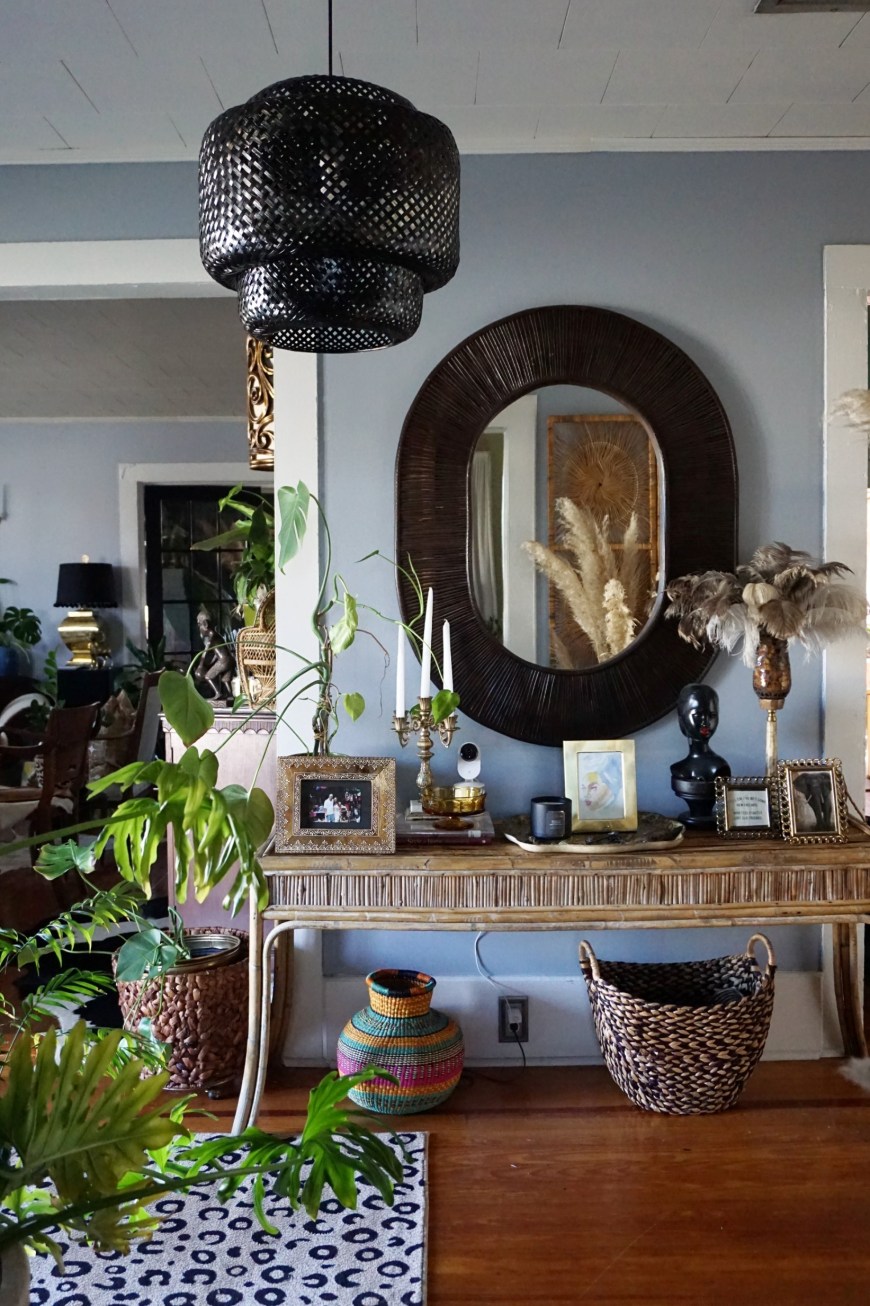 Creating the Afro-Boho Foyer | VivaLaVintage - For Your Home