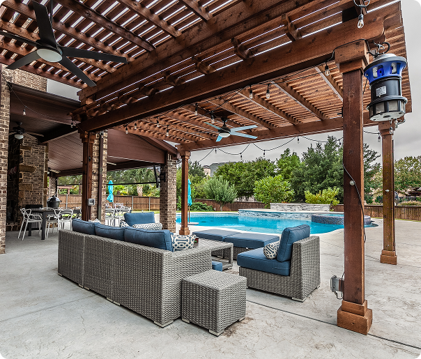 Custom Outdoor Retreats: Arbors, Cabanas & Pergolas - Mid City Custom Pools New