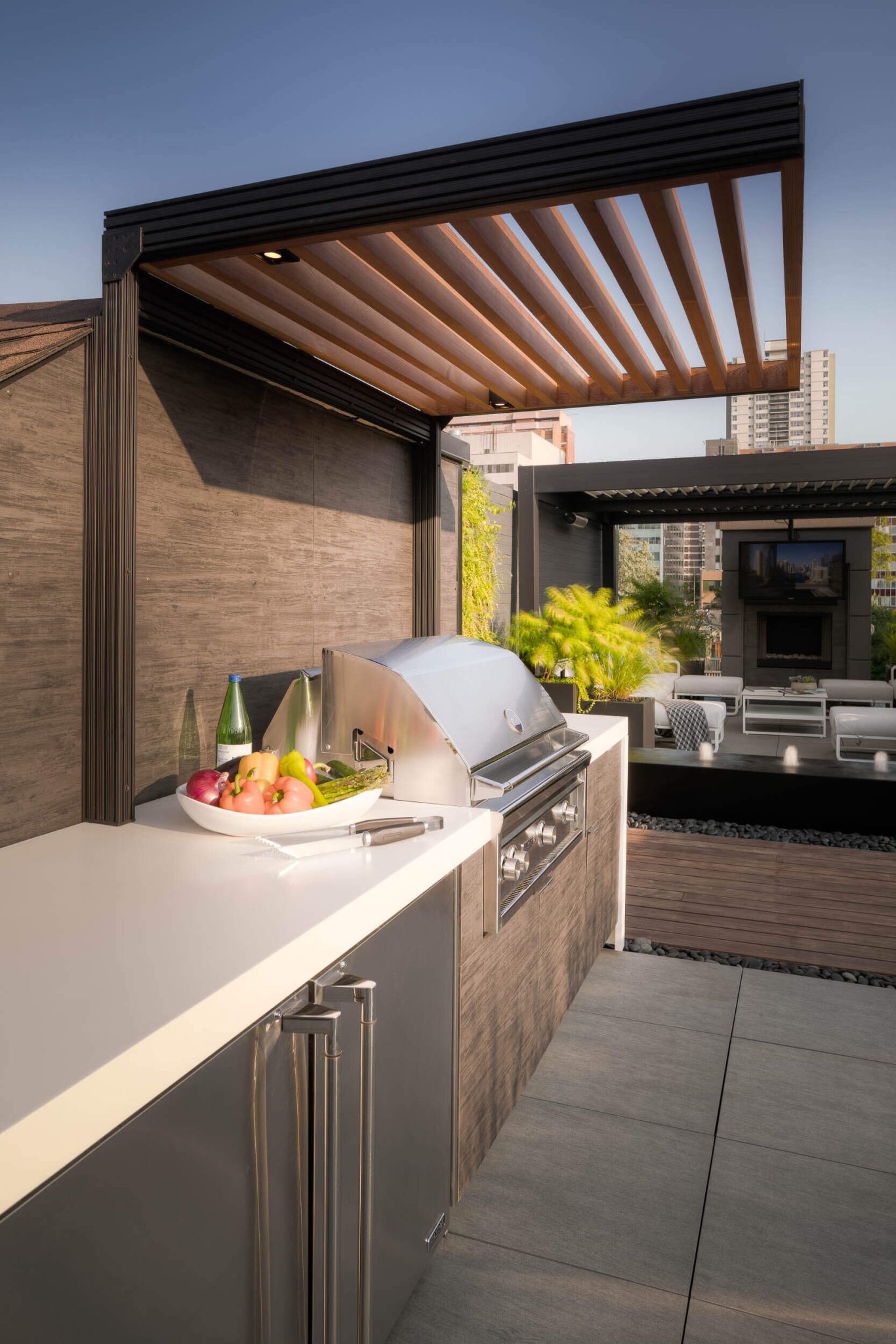 Garden Living — Rooftop Outdoor Kitchen