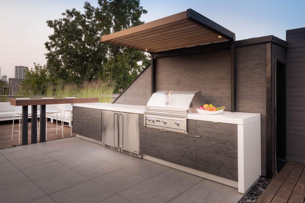 Garden Living — Rooftop Outdoor Kitchen