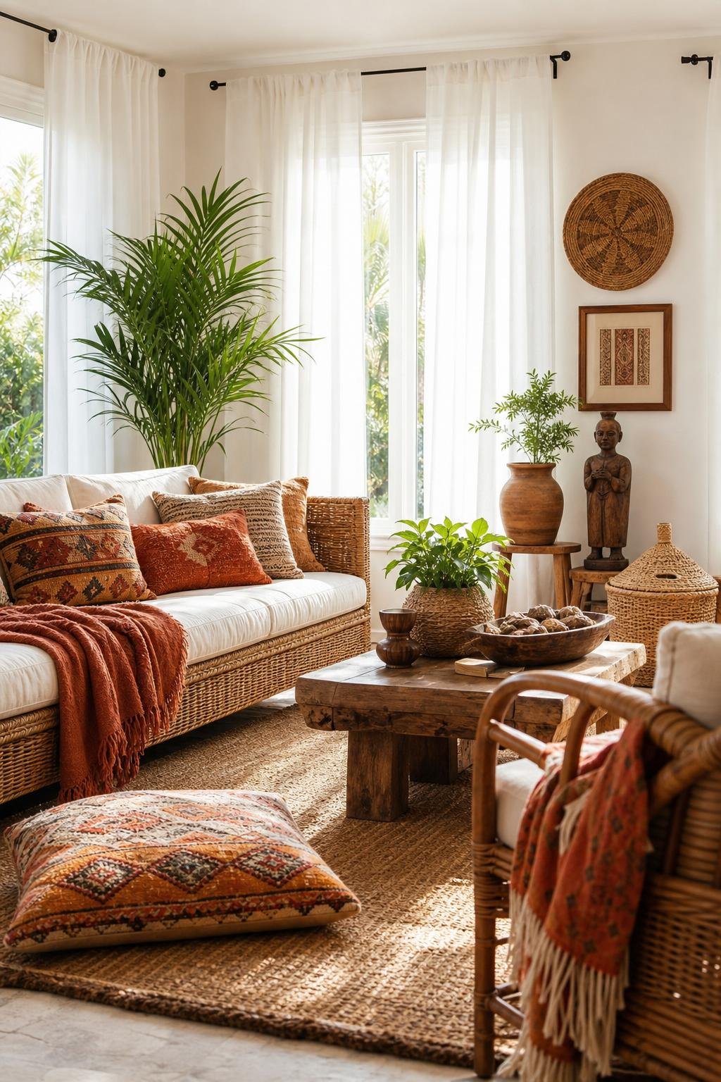 How to Decorate an Afro BOHO Living Room: 10+ Cozy Ideas | AZMIND