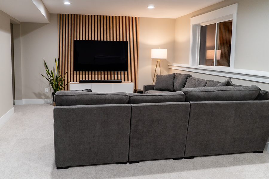 How to Design a Cozy Basement Family Room | Grand Rapids, MI