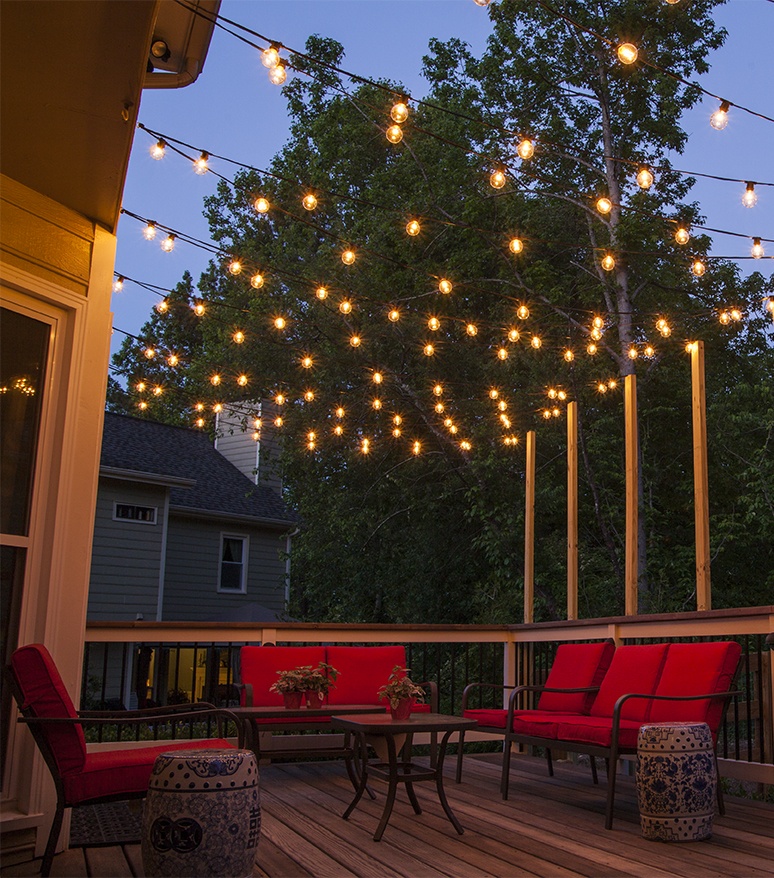 How to Hang Patio Lights