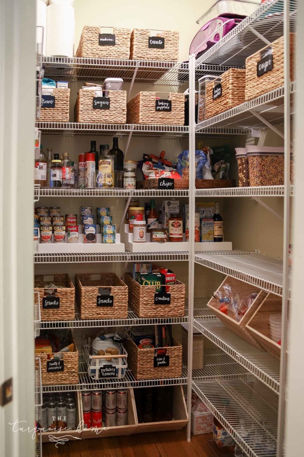 How to Organize a Pantry - The Turquoise Home