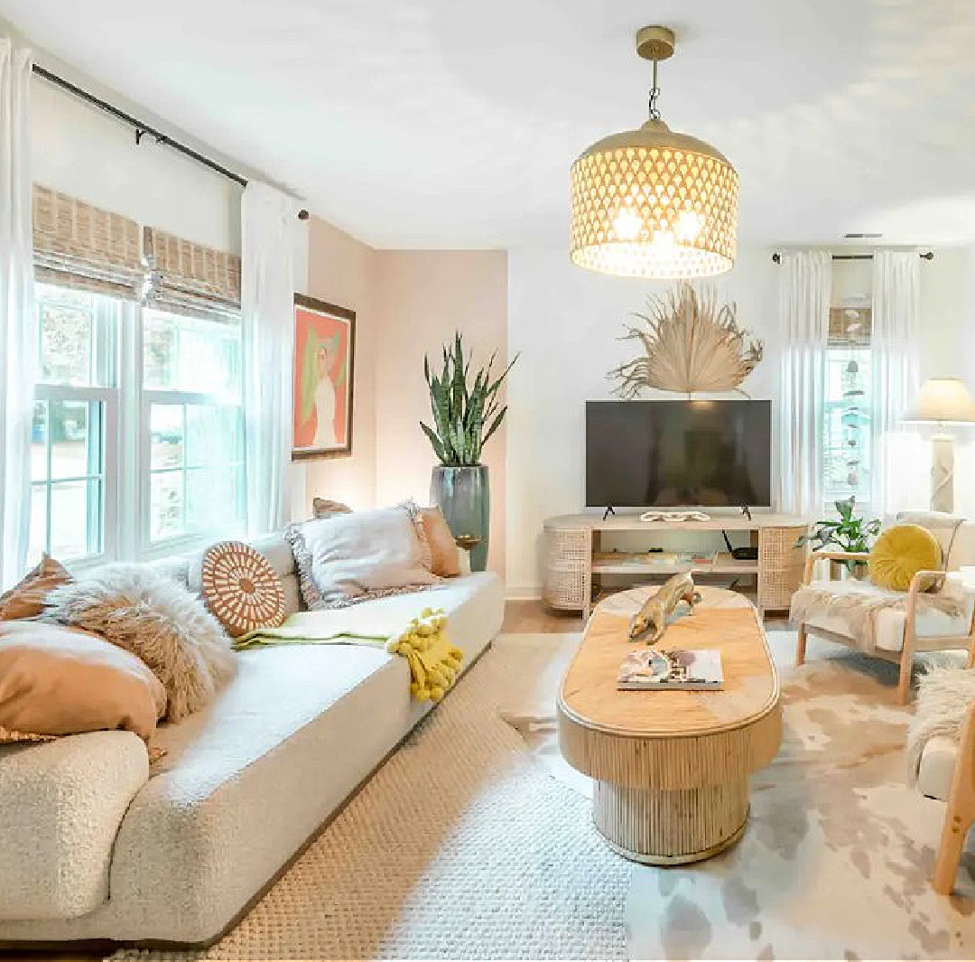 How to Style a White Sofa 7 Eclectic Ways (Paint Colors Too!) - Hello Lovely
