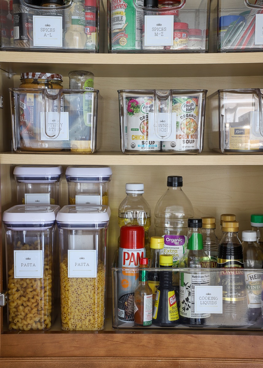 How to Use Kitchen Cabinets as a Pantry - The Homes I Have Made