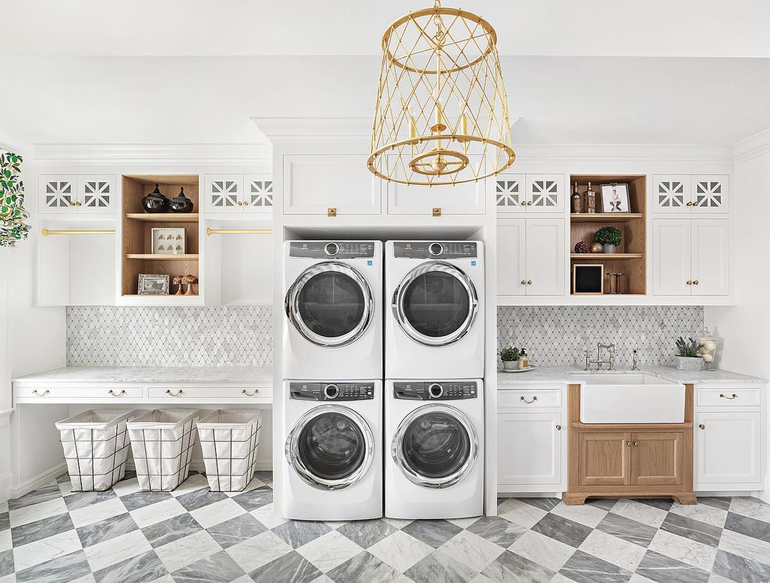 Inspiration For The Upstairs Laundry Room - Chris Loves Julia
