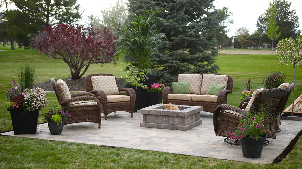 Installing a Paver Patio and Fire Pit From the Ground Up - The Home Depot