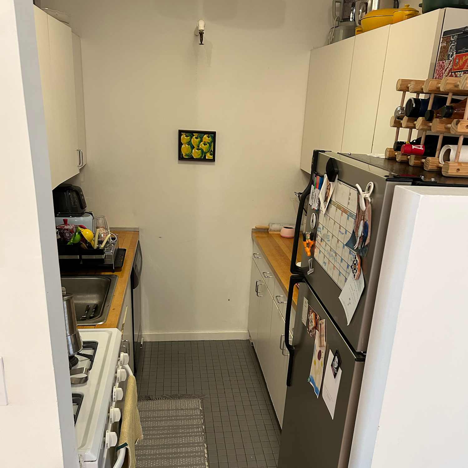 Luciano Schiavone Gave a Tiny Kitchen a Storage-Filled Update | Apartment Therapy