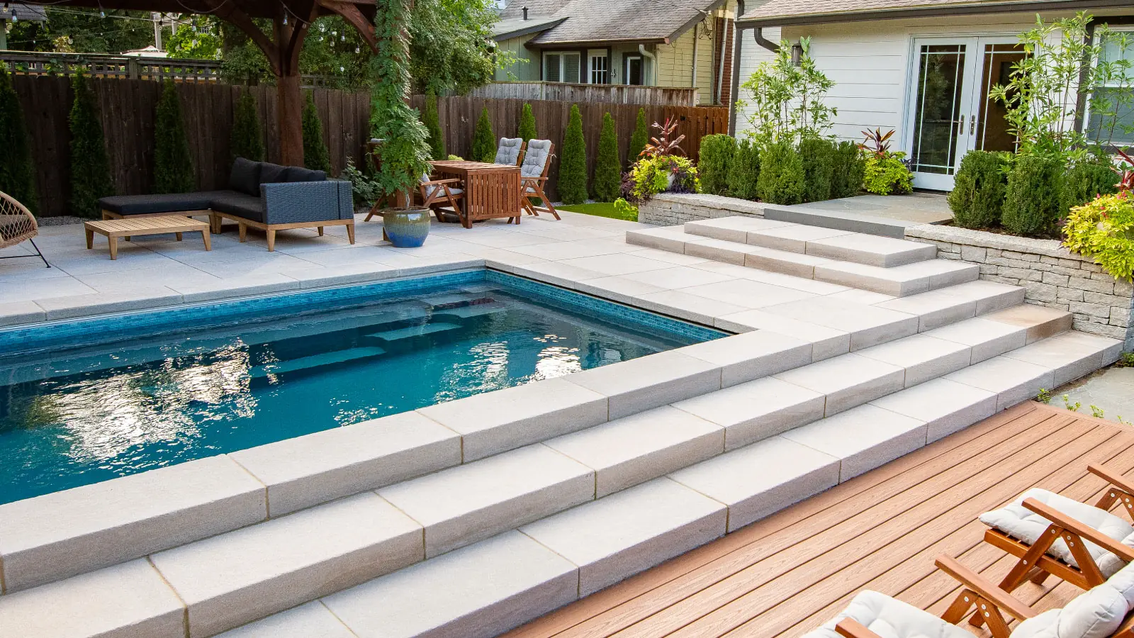 Making a Splash with a Small Backyard Pool - Leisure Pools USA