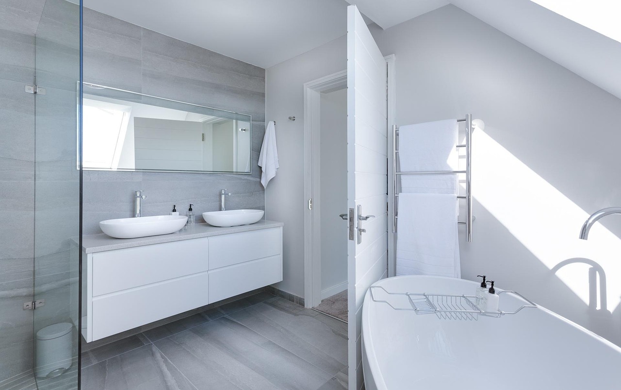 modern minimalist bathroom, bath, bathtub, luxury, contemporary, indoors, inside, interior, interior design, skylight, clean, apartment, architecture, bath, bath, bath, bath, bath, bathtub, bathtub, b