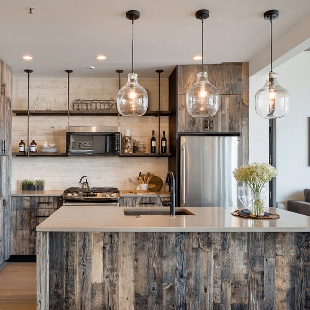 Modern Rustic Kitchen Designs & Remodels