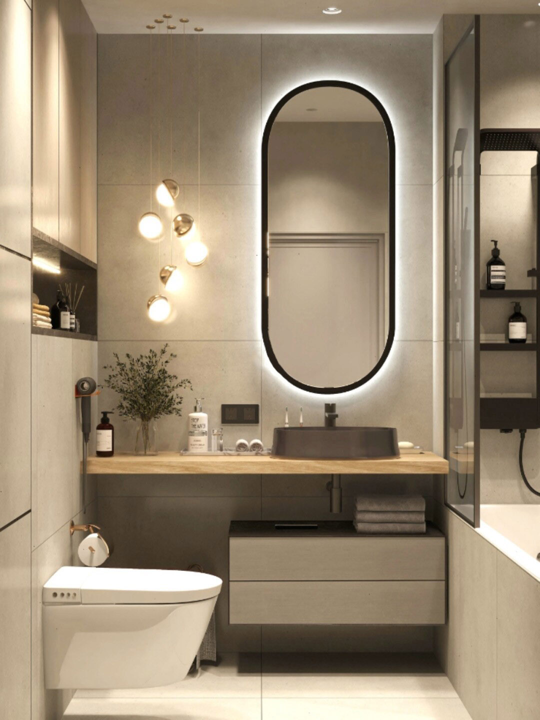 Modern Small Space Bathroom Designs | Bath Inspiration - TONA.com