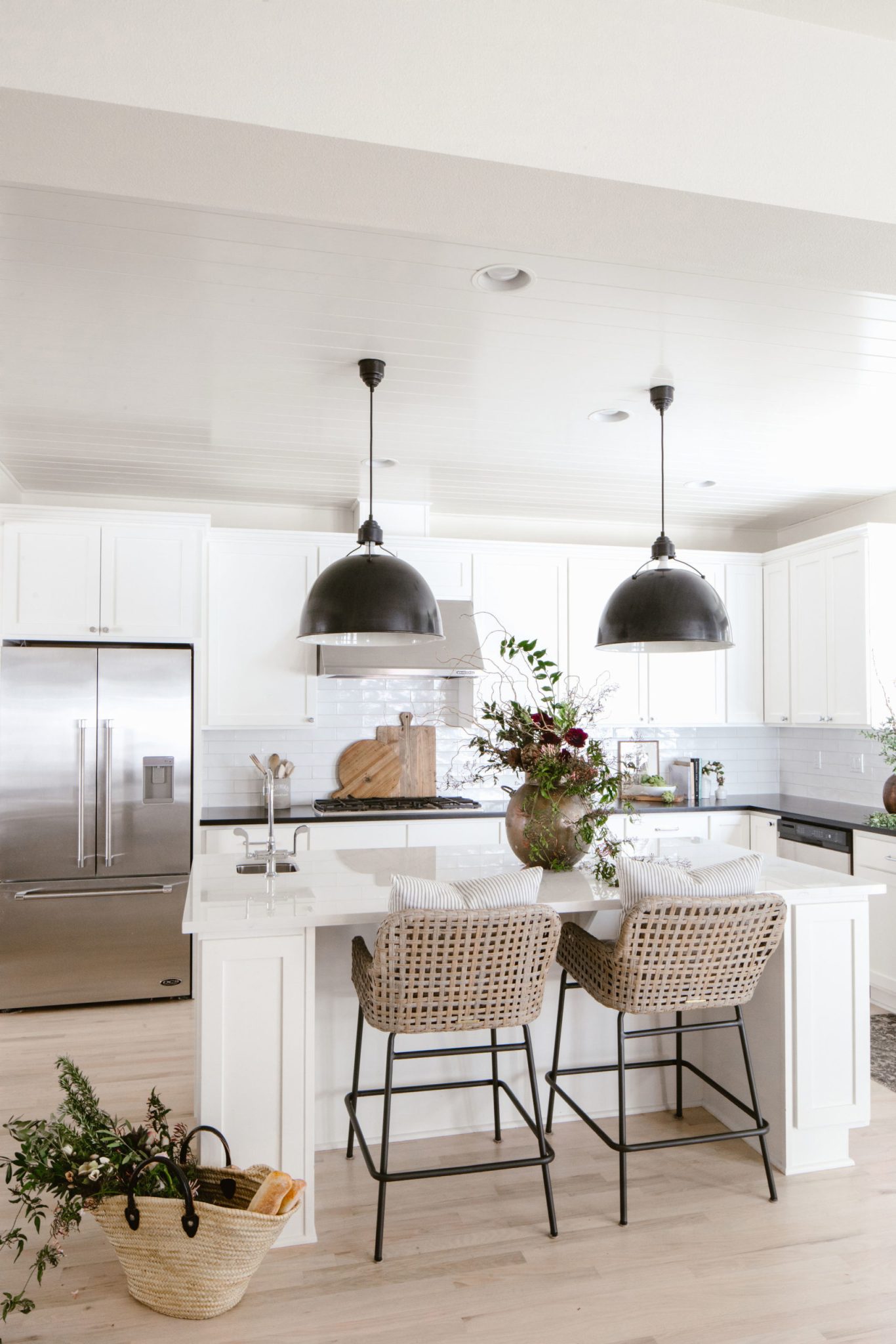 My Modern Rustic White Kitchen - K. Peterson Design