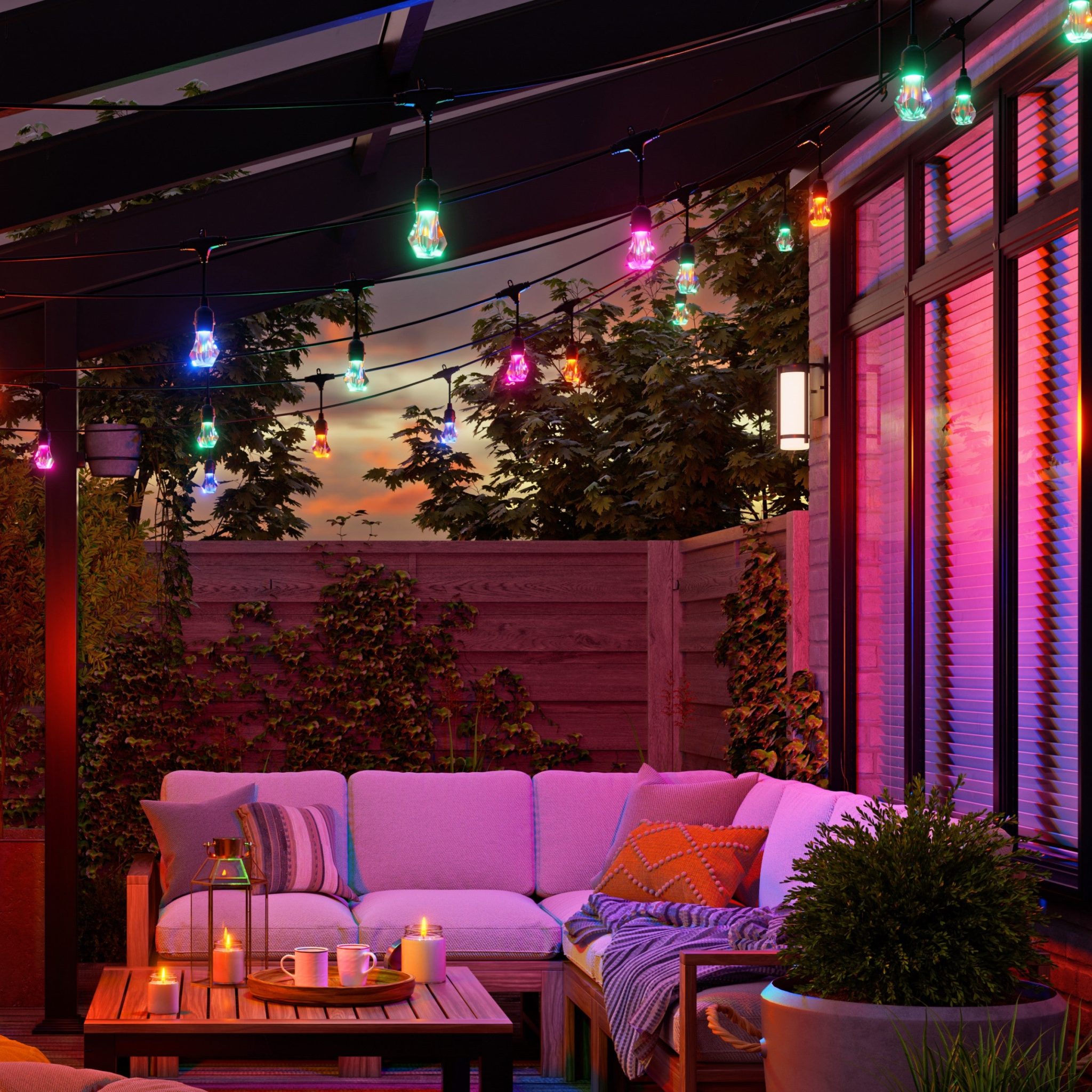 Nanoleaf Outdoor String Lights | Smart Matter RGB LED Kit (49ft) – Nanoleaf Shop USA