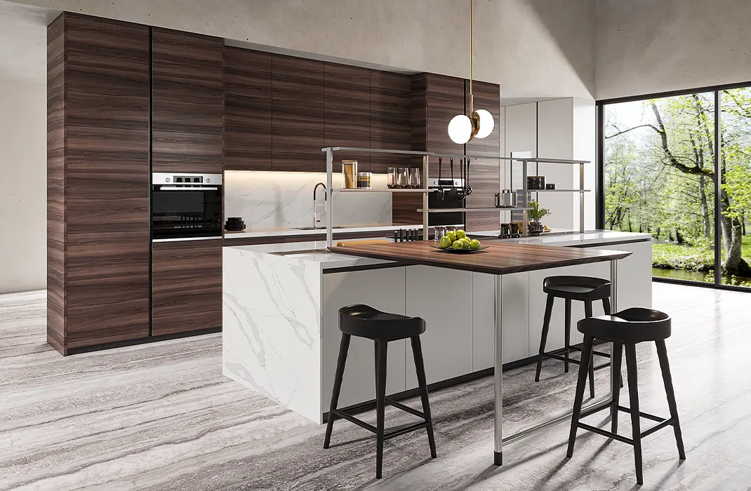 Natural Wood Kitchen Cabinets Design Guide for 2026 | OPPEIN