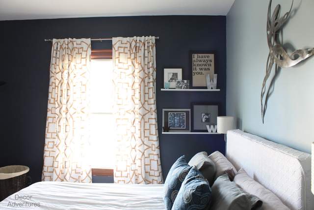 Oops I Painted a Navy Accent Wall Again » Decor Adventures