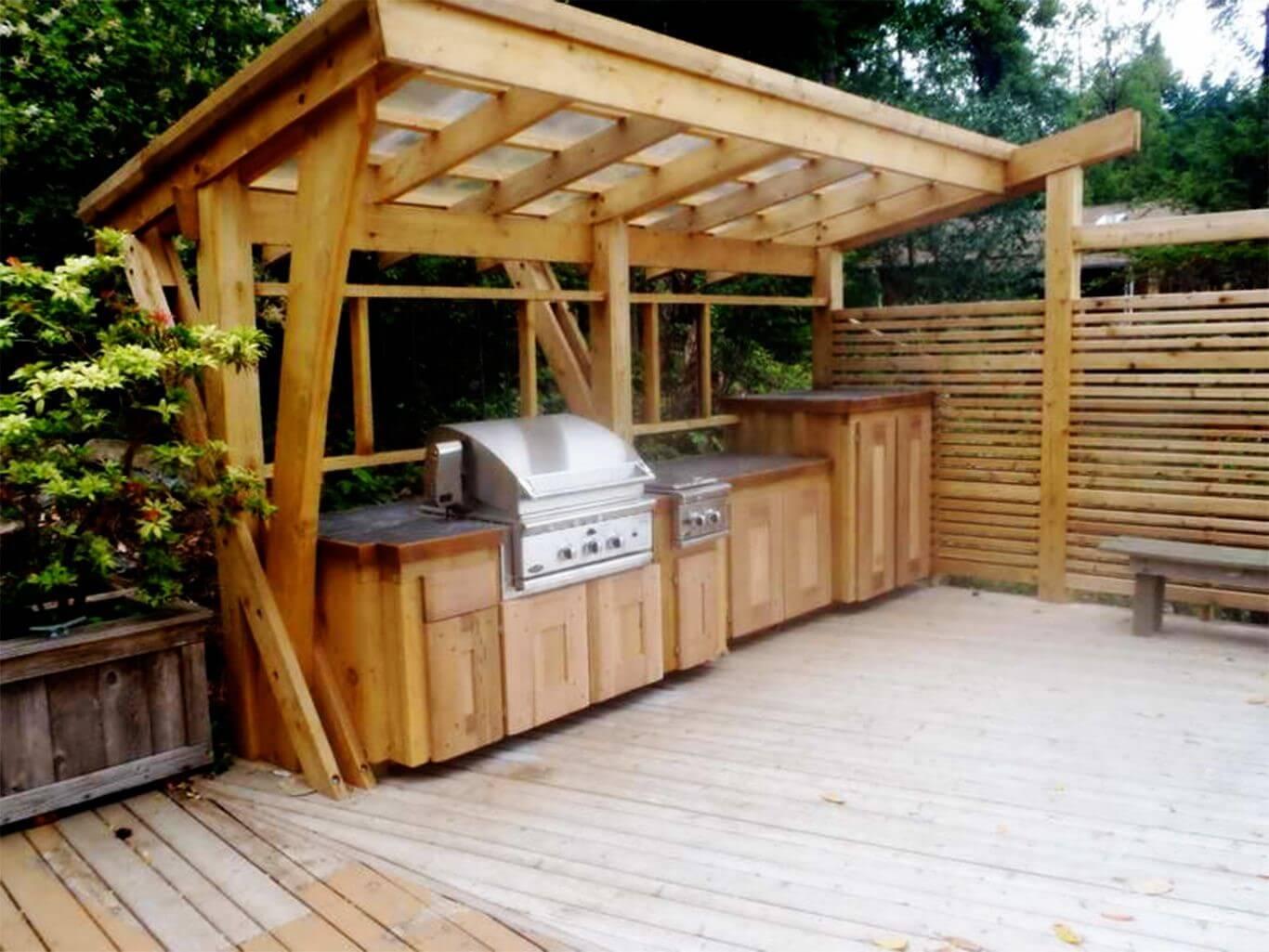 Outdoor Grill Stations with Roof Ideas & Things to Consider - VEVOR Blog