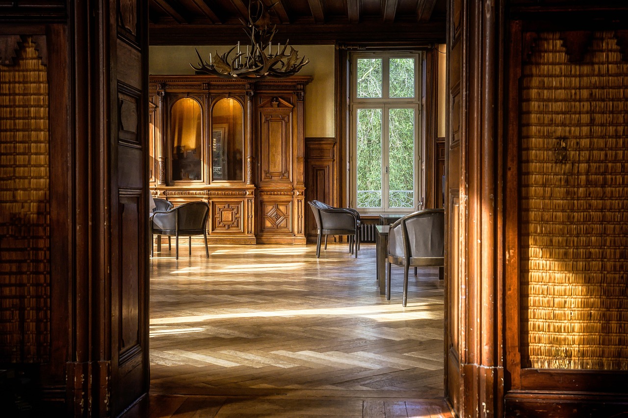 room, space, parquet, salon, smoking rooms, wood, chair, wooden floor, light space, sun, nature, light, living room, design