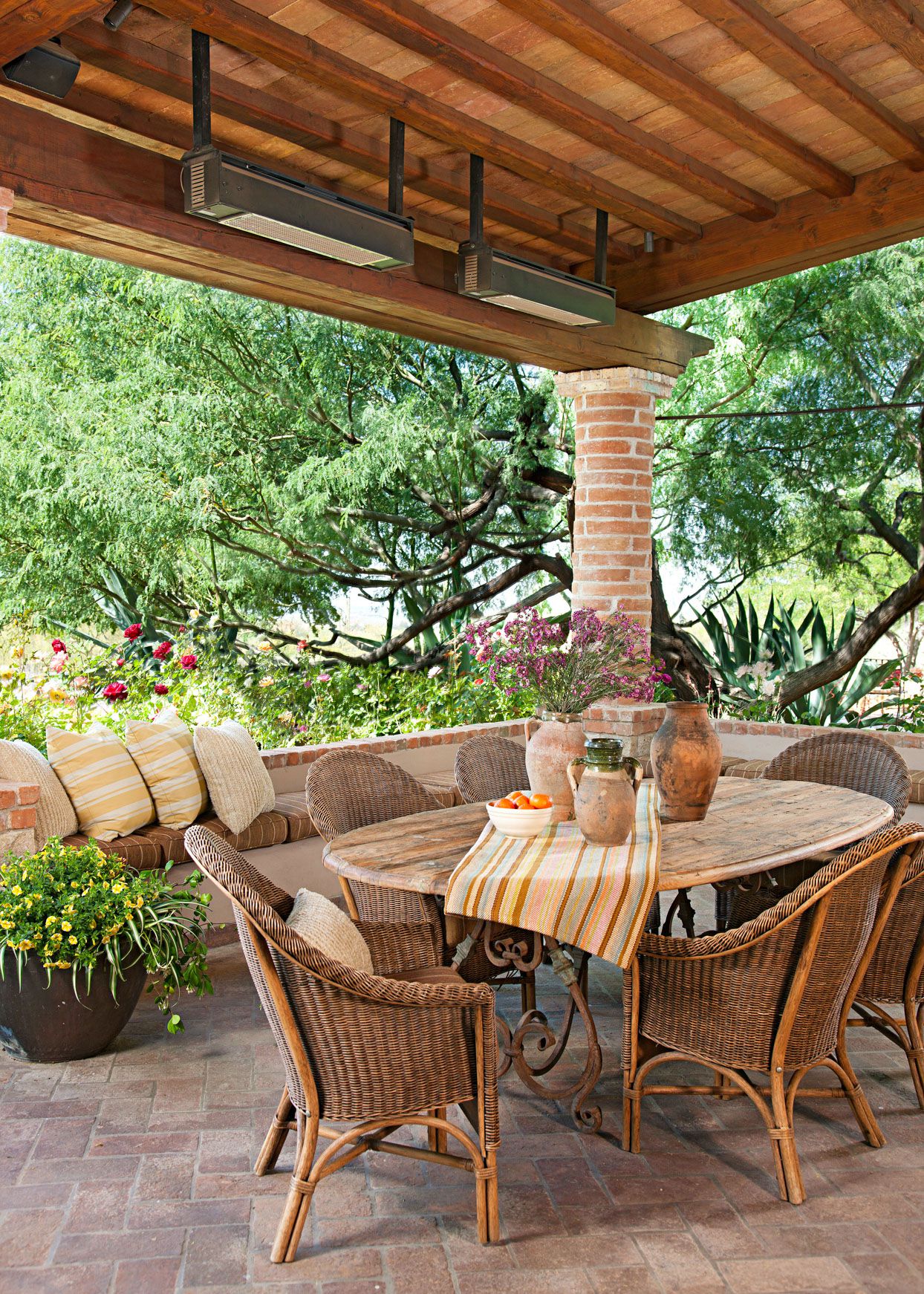 Rustic Covered Outdoor Dining Area How To Create An Outdoor Dining Space: Easy Tips Robyn's